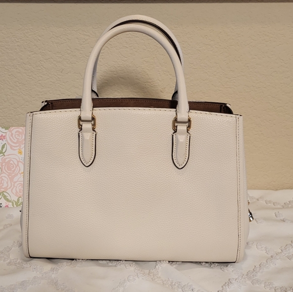 EUC Coach BROOKE Carryall 28 In CHALK   Handbag / Crossbody - Picture 4 of 16